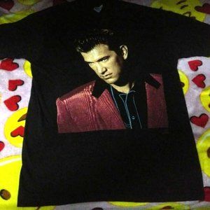 Vintage 80s Chris Isaak Wicked Game Heart Shaped World Promo Large T-shirt